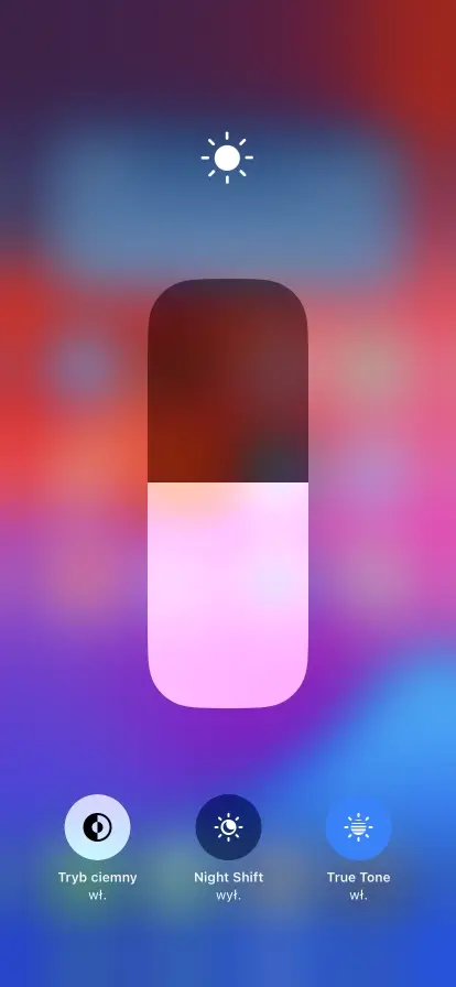 Włączanie funkcji True Tone na iPhone